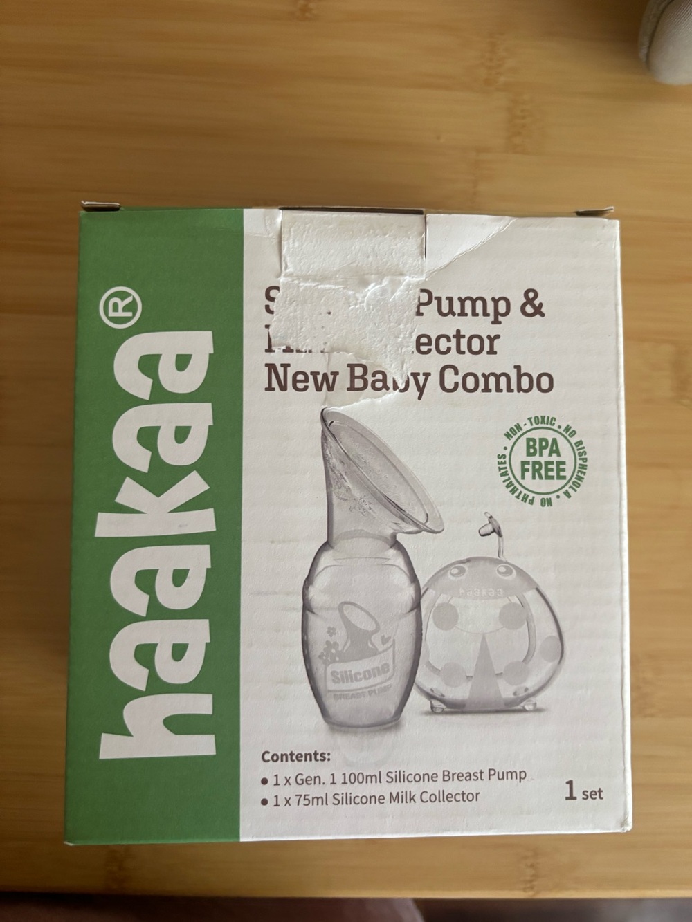 Haakaa Silicone Breast Pump & Milk Collector Combo